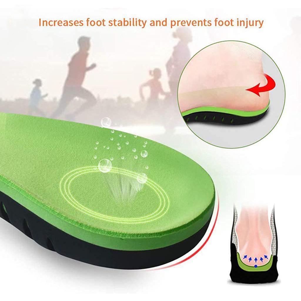 Полнометражные ортопедические вставки для обуви с супинатором для бега и плоскостопия