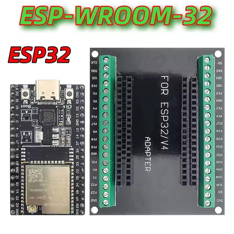 ESP32 Development Board Wireless WiFi Bluetooth Module Ultra-Low Power Consumption Dual Core 30Pin ESP32 WROOM-32 for Smart Home