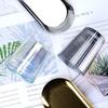 Скандинавская прозрачная квадратная стакан для полоскания рта