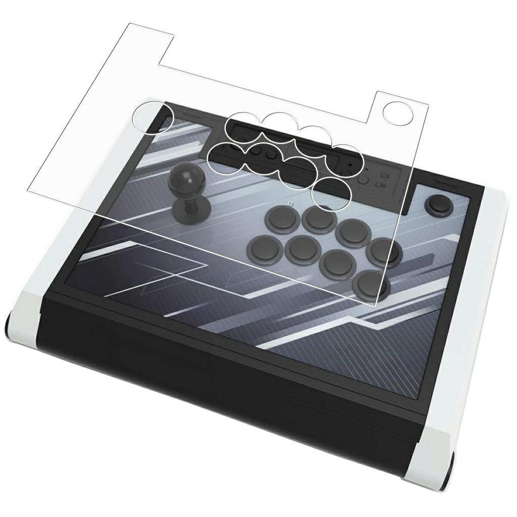 ClearView HORI Fighting Stick Silent High Hardness 9H Type LCD Protective Film High Hardness 9H Film Made In Japan SPF-039 Anti-Glare