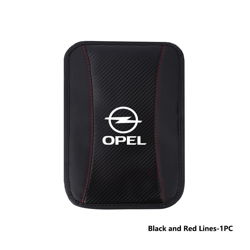 For Opel Car Armrest Pad Carbon Fiber Leather Car Center Console Cover ADAM ASTRA J K CORSA E INSIGNIA MOKKA VIVA Meriva HV8