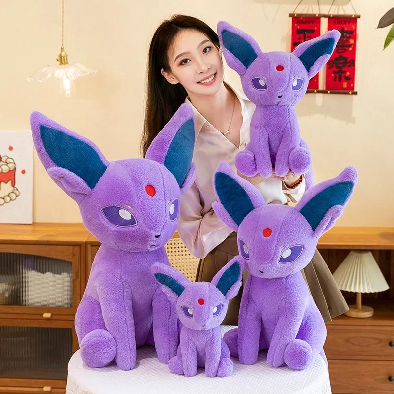 30 70cm Espeon Plush Toy Cute Anime Pillow Doll Soft Stuffed Animal Gift For Kids