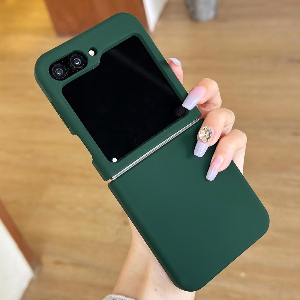 Официальный мягкий чехол из жидкого силикона для Samsung Galaxy Z Flip 7 6 Flip5, однотонный, матовый, противоударный защитный чехол для Z Flip7