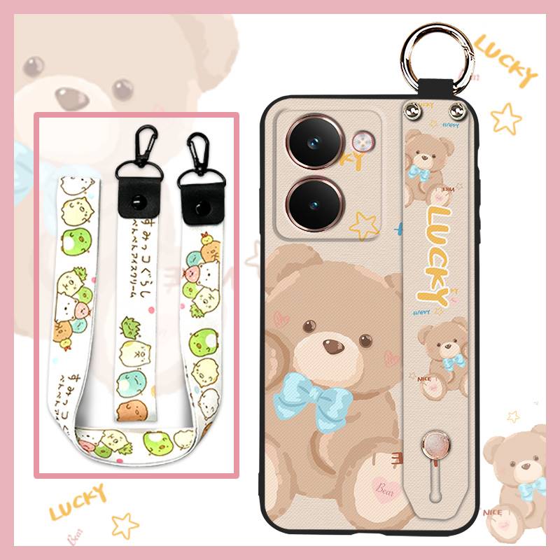 Чехол-подставка с задней крышкой для Realme P3 Ultra 5G, грязеотталкивающий, прочный, милый браслет, модный дизайн, защитный