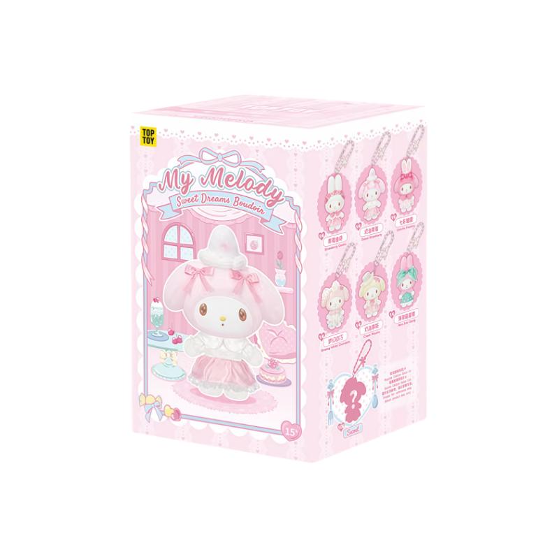 Genuine Toptoy My Melody Sweet Dream Lady House Series Plush Hanging Ornaments Blind Box Cute Dolls Figurines Girls' Gifts 17cm