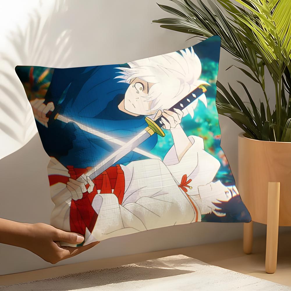 Hell'S Paradise - Jigokuraku Pillow Case Linen Cushion Covers For Decorative Sofa Home Pillows Case Car Chair Pillows Cases