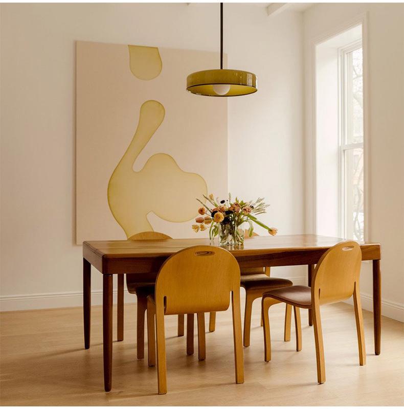 Northern Minimalist Cream Glass Pendant Light for Dining, Bedside, or Bar