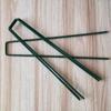 Heavy Duty Green Galvanised Turf Nails Steel Ushaped Garden Ground Pegs For Lawn And Garden Cover Fixing