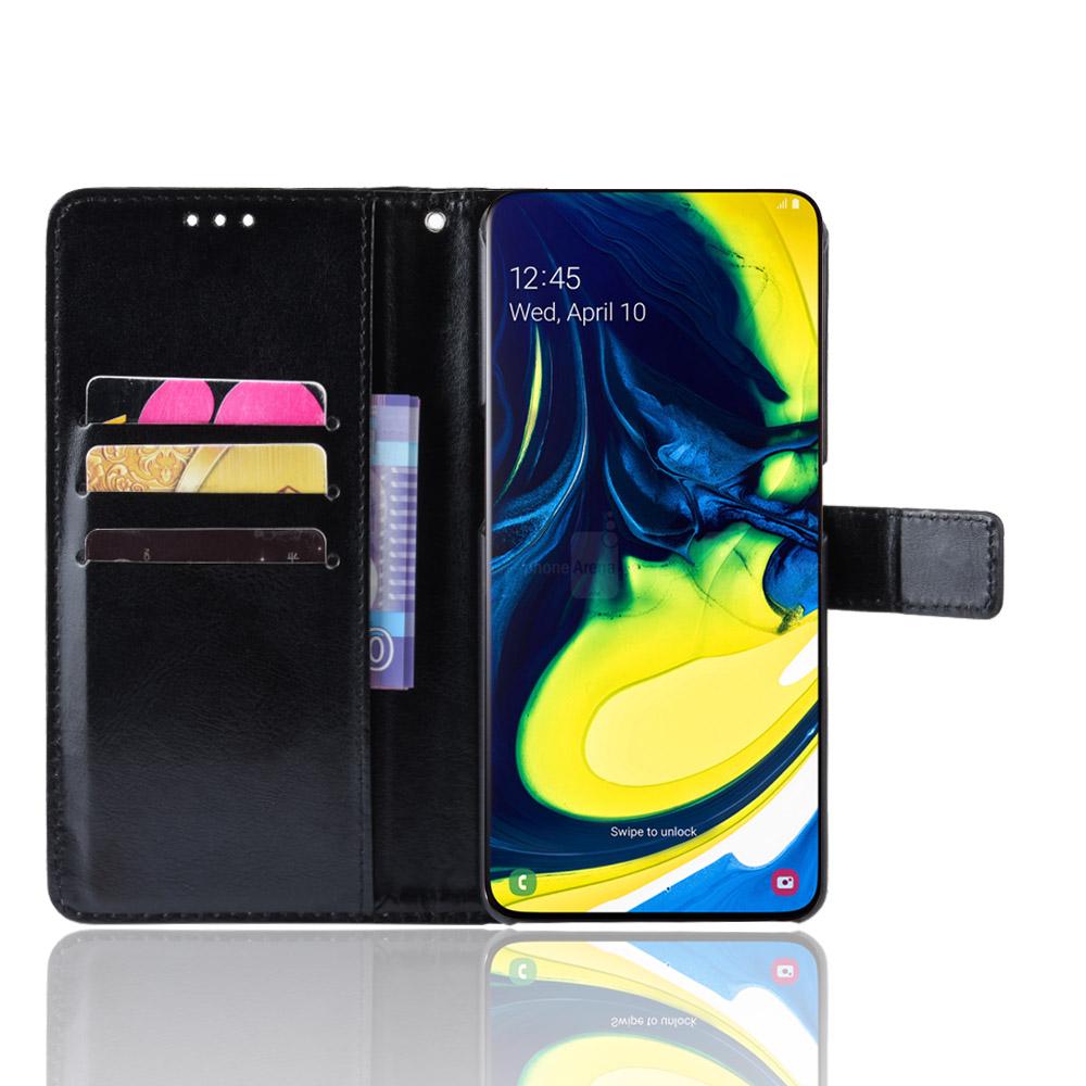 Для Samsung Galaxy A80 A 80 GalaxyA80 чехол-книжка из искусственной кожи-бумажника чехол для телефона