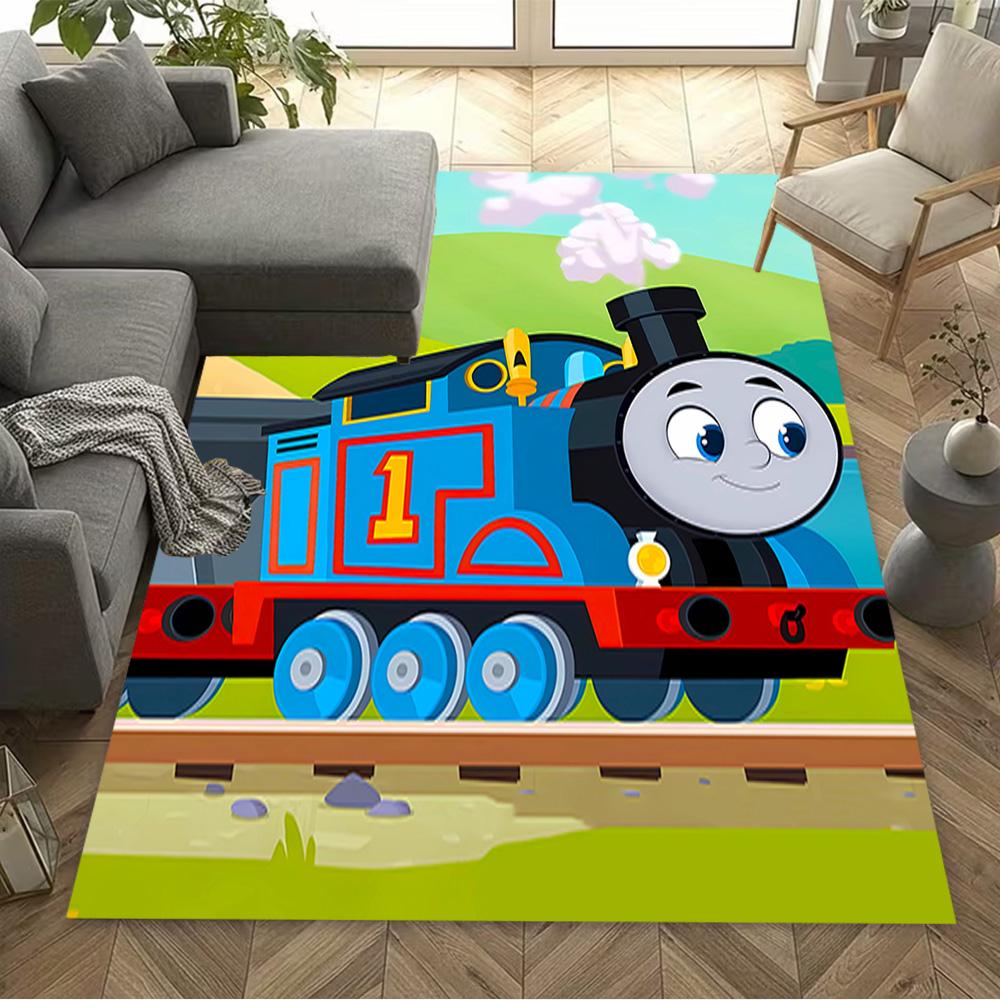 Thomas Friends Express Carpet Design for Entryway Dining Room Living Rooms Game Room Antislip Carpet Decorate Offices Birthday/Christmas Gift
