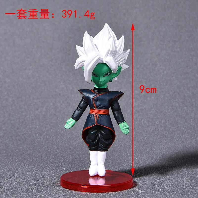6 шт. Аниме Dragon Ball Super Future Vol.7 Серия WCF Модель Goku Black Zamasu Vegetto Trunks Gowasu Grand Priest Игрушка Кукла Фигурка Премиум Качество