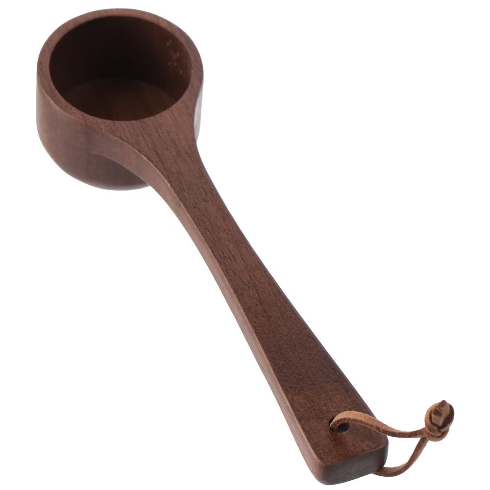 Walnut Wooden Coffee Spoon Durable Measuring spoon Teaspoon  for Measuring Coffee Beans