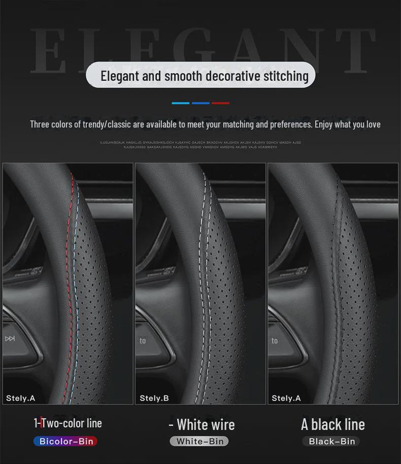 Mazda 6 Atez/Mazda 2/CX5/CX4/Angkesaila/Ruiyi/CX30 Leather Steering Wheel Cover