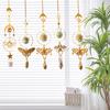 Sparkling Sun Catcher with Reflective Chain Effect Stunning Visual Vibrant Color Window Hanging Pendant Party