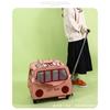 Portable Large-capacity Portable Trolley Case With Two Cat Bags