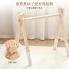 Make Baby Gym Set Wooden Play Gym for Newborns 0 Months and Up Early Lying Sleeping Crawling Educational Baby Baby Boys Let's Education, Flapping,