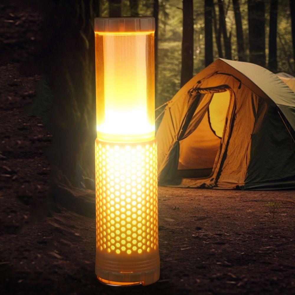 Portable Handle Auto Repair Lamp Natural Warm Light Portable Tent Light Tent