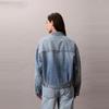 Calvin Klein Винтажная мода Универсальная удобная джинсовая куртка Женские куртки 47C730G
