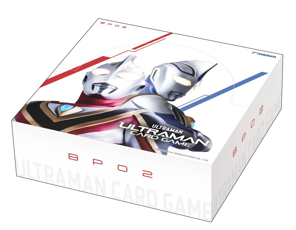 Tsuburaya Productions Карточная игра Ультрамен Бустерный набор 02 Штормовой красный и синий Включено 24 упаковки (Цубурая) [BP02] (BOX)