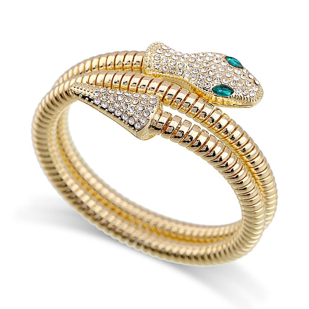 European and American Bracelet Fashionable Design Snake-shaped Winding Punk Style Bracelet Jewelry