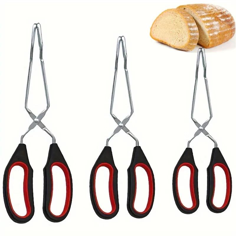 Щипцы для ножниц для барбекю Щипцы для гриля Щипцы для ножниц с длинной ручкой Зажим для салата и угля Зажим для мяса Щипцы для барбекю Кухня