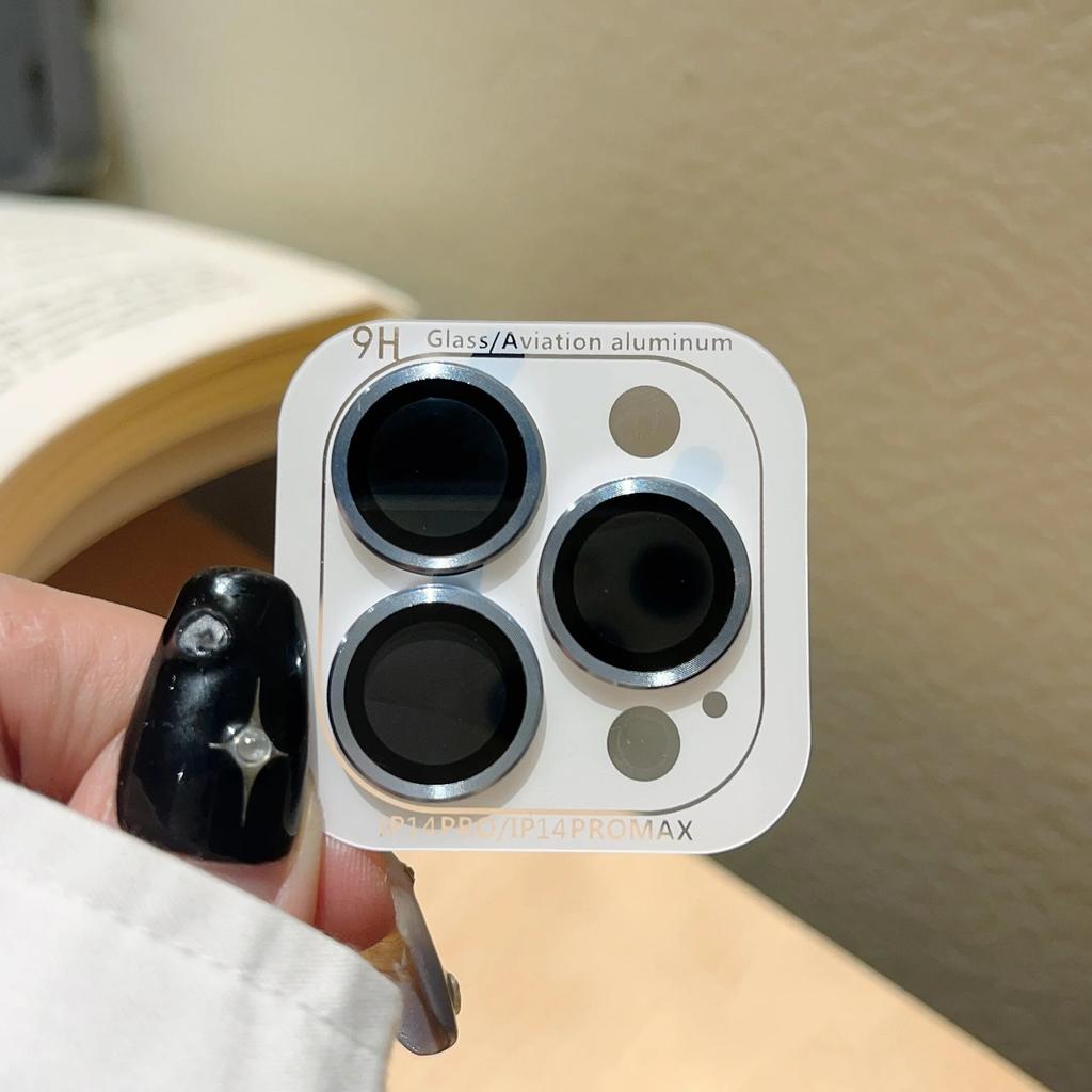 Полная защита объектива камеры для iPhone 14 Plus 11 15 Pro Max 12 Mini, закаленное стекло, металлическая защитная пленка для объектива, задняя крышка