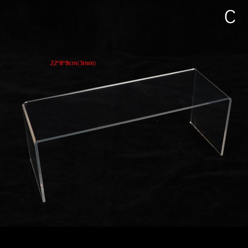 U-образная прозрачная акриловая стойка для показа ювелирных изделий, полка для демонстрации кексов, витрина, приспособления для фигурок конфет и десертов