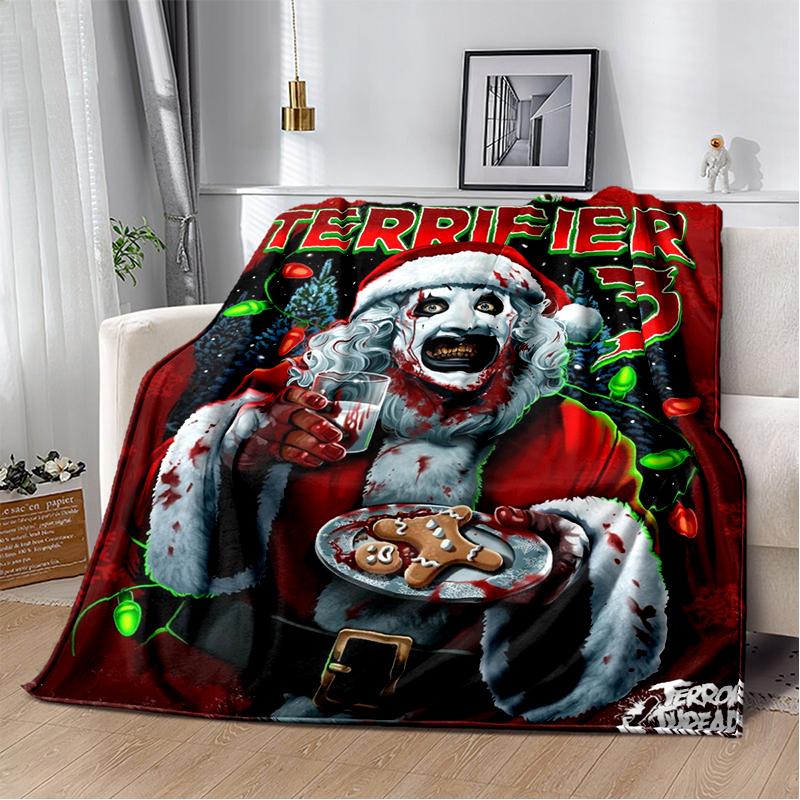 29 Style Terrifier Horror Movie Halloween Gift Soft Plush Blanket,Flannel Throw Blanket for Living Room Bedroom Bed Sofa Cover