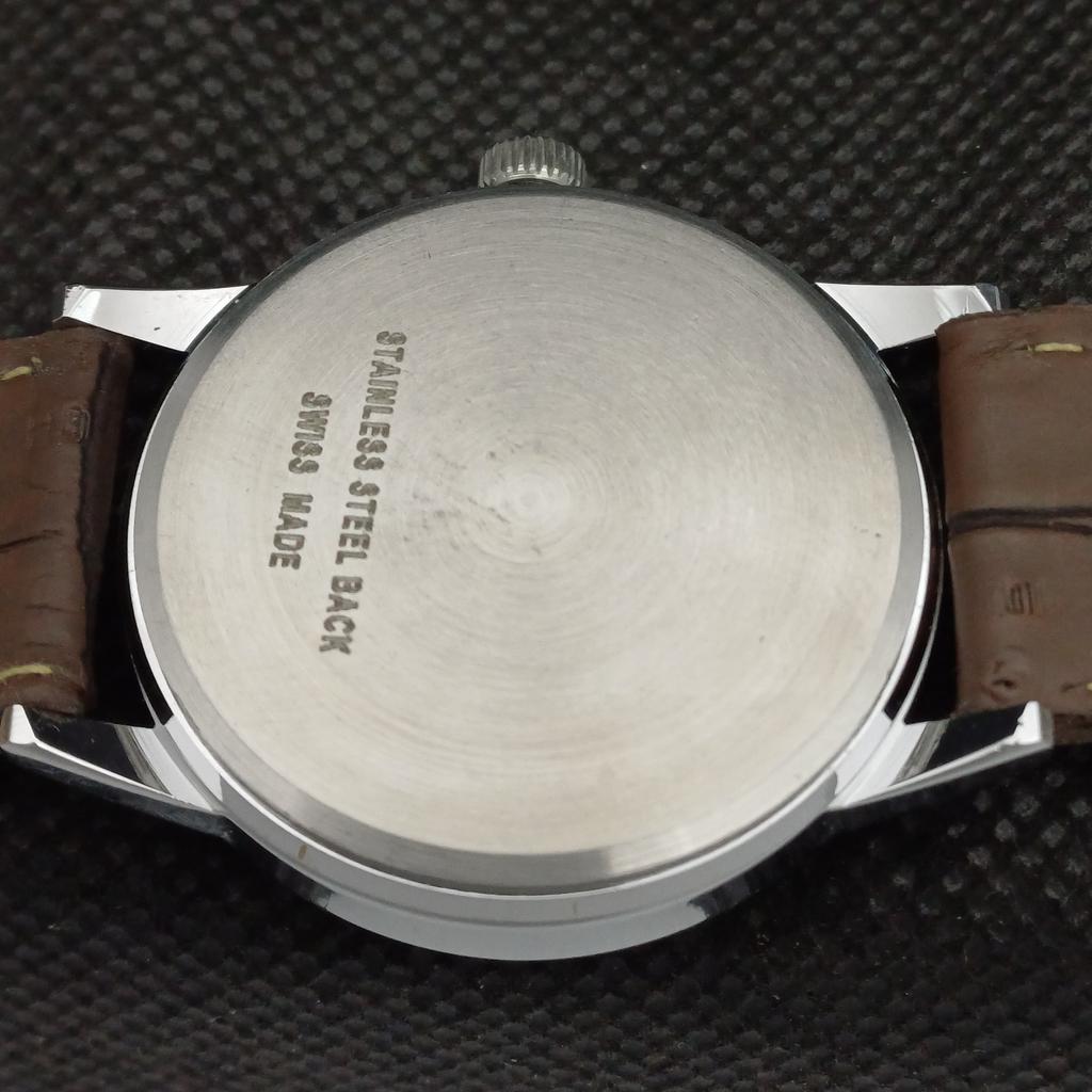 ВОССТАНОВЛЕННЫЕ ВИНТАЖНЫЕ МЕХАНИЧЕСКИЕ МУЖСКИЕ ЧАСЫ MONTINE OF SWITZERLAND 17J a285417-12