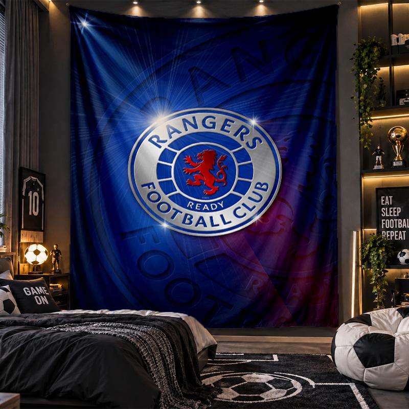 Wall Hanging Tapestry Rangers FC Print Cloth for Living Room Bedroom Home Decor