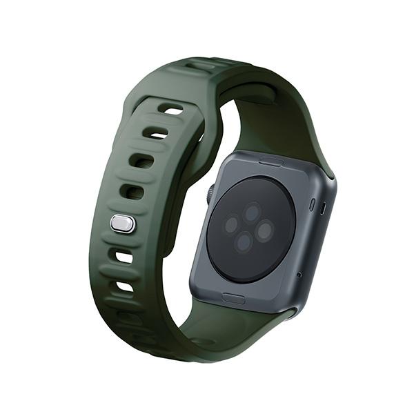 Pasek Silikonowy 3Mk Silicone Watch Strap Do Apple Watch 42/44/45/49Mm Ciemnozielony