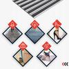Polentex Aluminum Doormat Rubber Gray: 80X60, 12mm With Frame