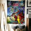 Hades poster Wall Hanging Printed Fabric Blanket Decorative Tapestries for Bedroom Living Room Home Decor