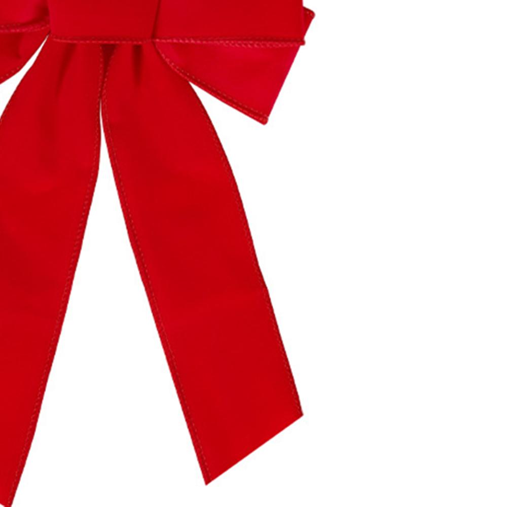 4 шт. Красные банты-узлы Рождественское украшение и различные праздничные украшения 19x31x5см