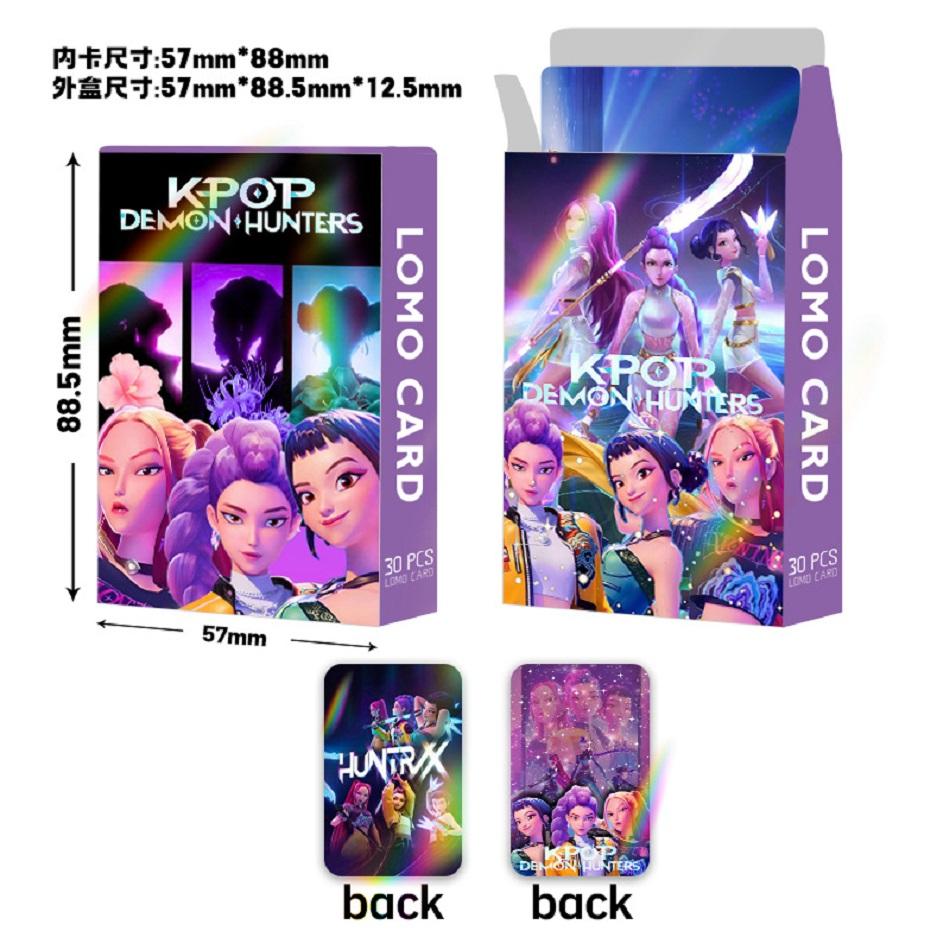 Девушки-охотницы 92 шт. Аниме LOMO Карточки K-POP Демон Голографический Набор для Коллекционирования Подарки для Фанатов Коллекционный