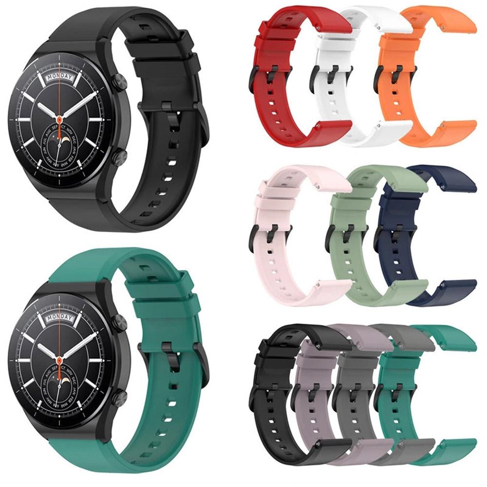 Силиконовый ремешок 22 мм для Xiaomi Watch S1/S1 Active Smart Watch Band для Xiaomi Watch Color 2/Color Sport