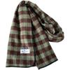 Retro Green Plaid Scarf Women's New Winter Warm Korean Style Student Shawl Dual Purpose Pink Scarf