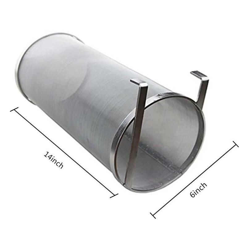 300 микрон нержавеющая сталь домашнее пиво хмельной сетчатый фильтр паук с крючком пивоварение