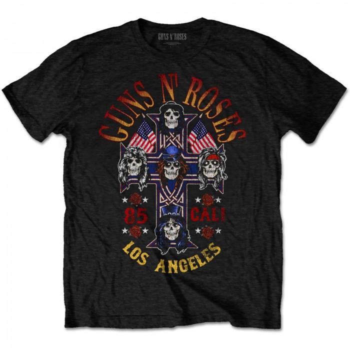 Guns N Roses Unisex Adult CaliÂ´ Â´85 Cotton T-Shirt