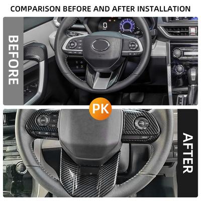 Для Toyota Avanza Veloz 2025-2025 Yaris Cross 2025 Накладка на панель рулевого колеса Декоративная наклейка Аксессуары для интерьера