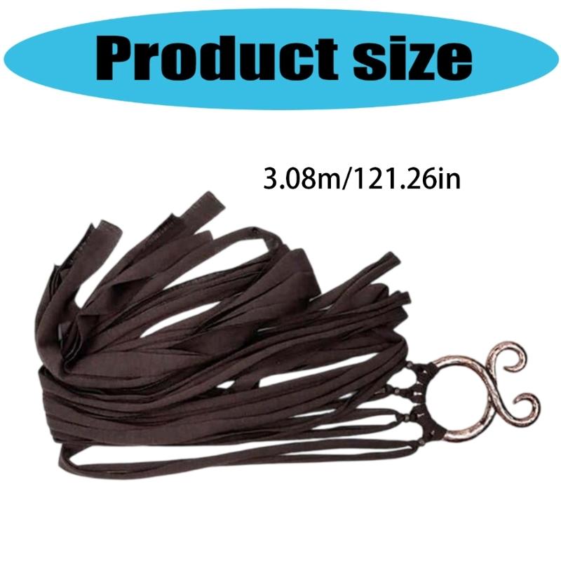 Элегантный пояс-пояс с узлом для платья, пояс-веревка для женщин, ретро-стиль, цепочка на талию, идеально подходит для повседневного наряда для свидания