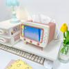Творческий DIY Tissue Box Многофункциональный держатель для телефона Многофункциональный ящик для ТВ-приставки Украшение