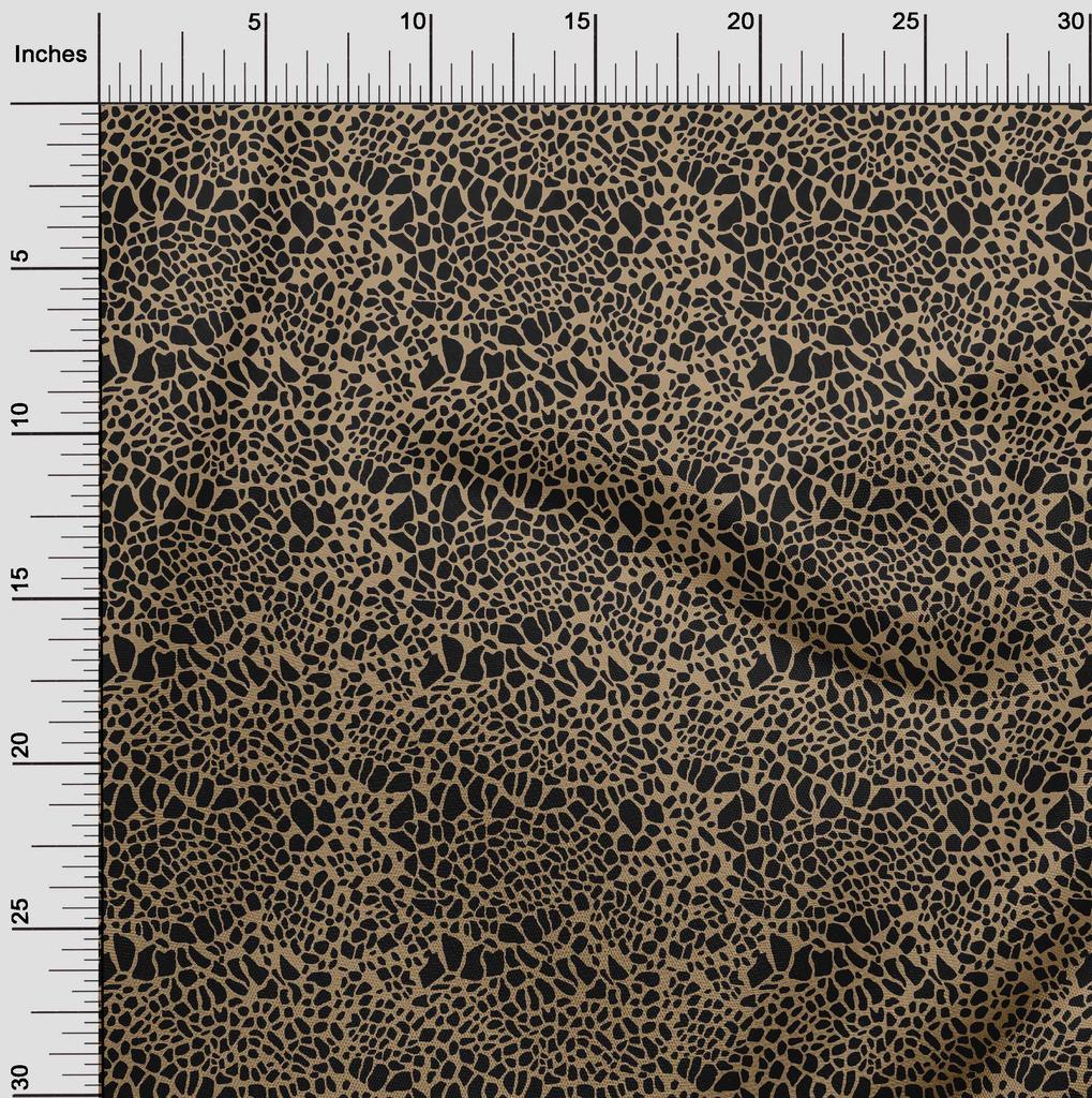 oneOone Хлопчатобумажная гибкая паровая ткань, шкура жирафа, шитье, ремесленные проекты, принты на ткани, 40 дюймов в ярдах