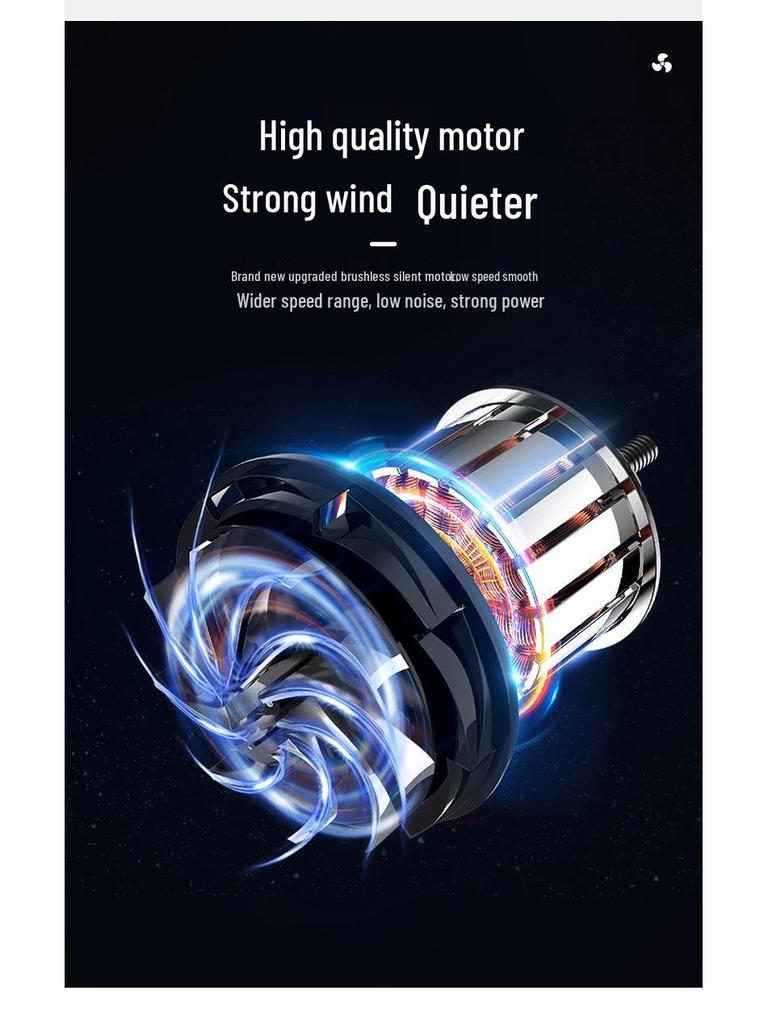 E27 LED Six-Leaf Remote Control Ceiling Fan with Silent Operation for Bedroom or Restaurant