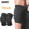 Aolikes 1Pair Knee Elbow Pads, Thick Sponge Collisioned Kneepads For Work, Basketball Wrestling Football Volleyball Cycling