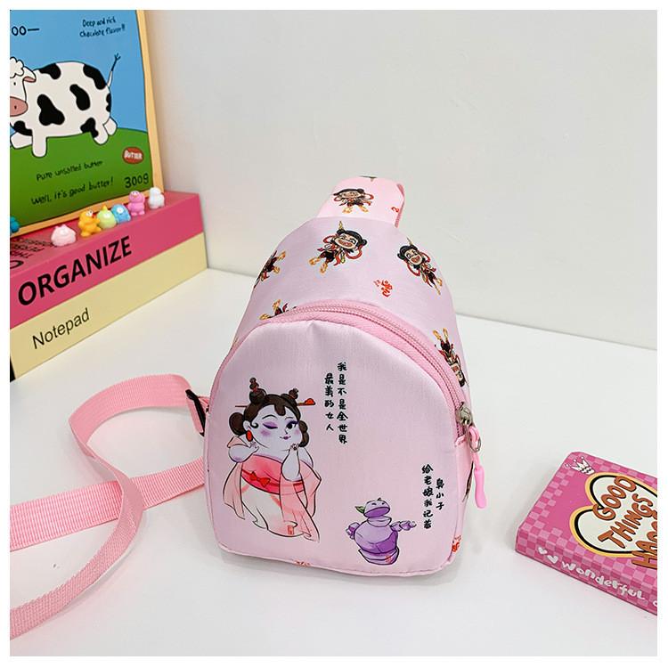 Нэчжа 2 Детская Мода Мультяшная Сумка Через Плечо Полиэстер Материал Прогулка Школа