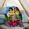 The Rose of Versailles Theme Printed Blanket - Perfect for Couch, Bed, Travel & Outdoor Use | Machine Washable, Cozy & Durable.