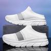 Baotou Slippers Trendy Men 45 Summer Mesh Casual Fly-woven Sports Half Slippers 46 Large Size Sandals Men