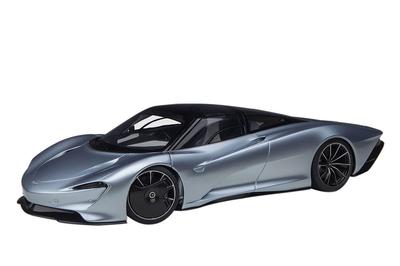 AUTOart Масштаб McLaren Speedtail Металлический светло-синий Готовая модель 1/18
