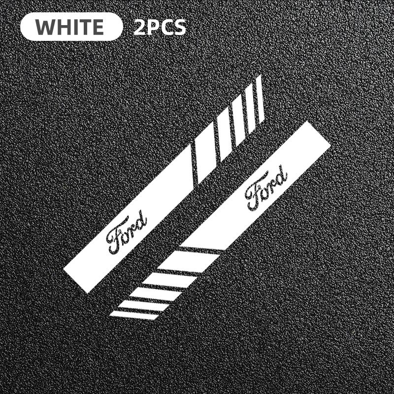 2Pcs Car Rearview Mirror Side Decal Stripe Sticker Vehicle Body For Ford Focus Mondeo Kuga Fiesta MK7 Escort Explorer Edge 2 4 xo10